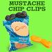 Mustache Chip Clips